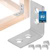 Carpenter's Angle, Construction Connector, Steel, Galvanized, 30x30x17 MM, 50 PCS
