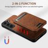 SUTENI H16 For Samsung Galaxy S22 5G Magnetic Detachable Cell Phone Cases PU+TPU Bump Proof Cover