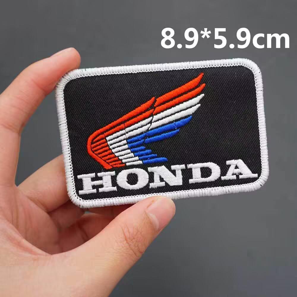 APQ1 Для Honda CB400 CB650 FCBF CBR25ORR CRF SH3O0 NC75O Мотоцикл Логотип Вышитые Тканевые Наклейки Заплатка для Одежды с Дырками Наклейка