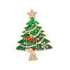 Clothes Accessories Christmas Brooch Korean Style Christmas Tree Brooch  Gift