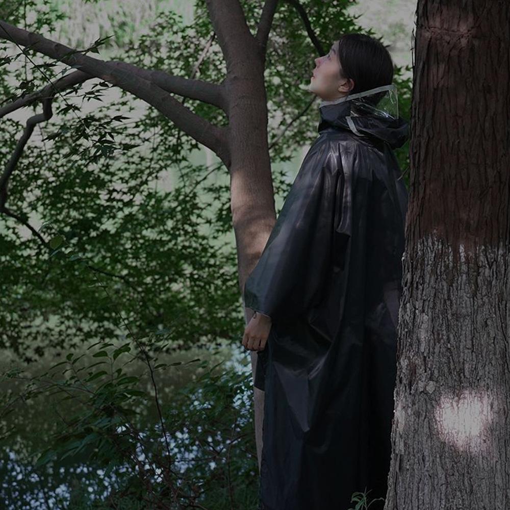 Водонепроницаемый дождевик с капюшоном, легкое многоразовое пончо от дождя для пеших прогулок, кемпинга