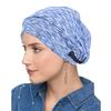 Popular in Europe and America, adjustable satin-lined nightcap, elastic wide-brimmed pullover hat, soft headscarf hat, confinement hat