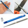 Двусторонний точильный инструмент для рыболовных крючков, острый инструмент для заточки крючков для рыбалки на открытом воздухе, простой в использовании алмазный точильный инструмент для рыболовных крючков