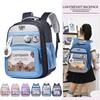 Cute Capybara Cartoon Pattern Children Large Capacity Backpack For Use School