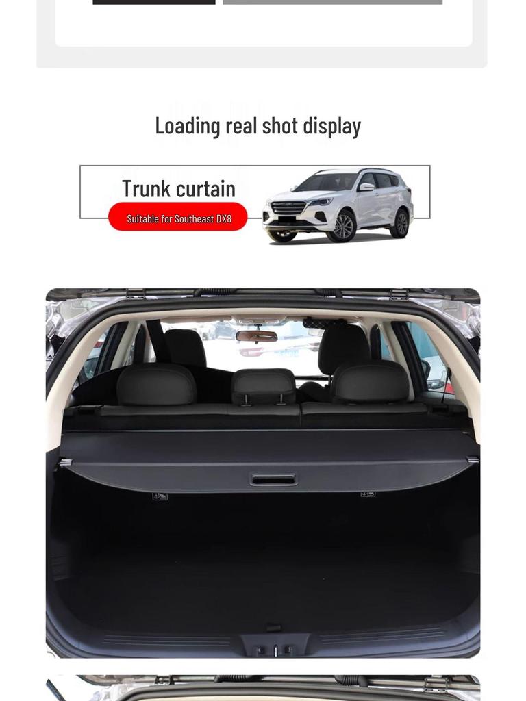 DX8plus Выдвижная шторка багажника для заднего отделения