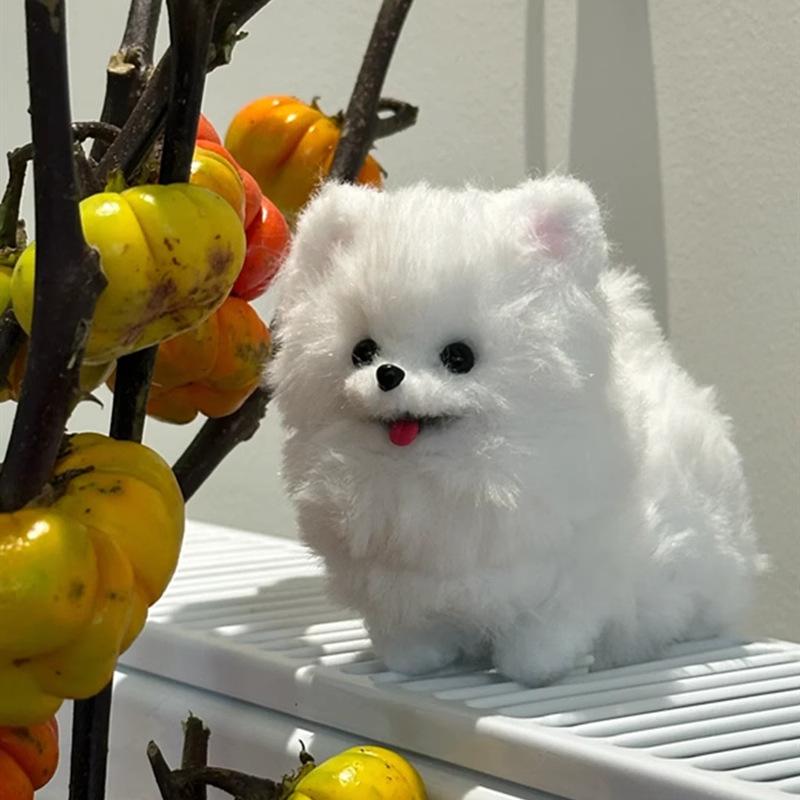 Милый модный витой стик Собачка DIY Сумка с материалами Ручная работа Плюшевая кукла Девочка Маленький подарок Сиба-ину Хаски Сумка с материалами для ручной работы