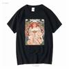 Art Nouveau Shirt Reverie Based On Alphonse Mucha Aesthetic T Boho Hippie Vintage Painting Artsy Long or Short Sleeves Vintage