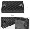 NICECNC Carbon Fiber Front Brake Reservoir Cover Compatible with Yamaha Raptor 700 2013-2026, Compatible with Honda TRX400X 2009-2014,See Fitments,