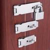 Door Window Hardware Stainless Steel Padlock Gate Hasp Lock Box Buckle