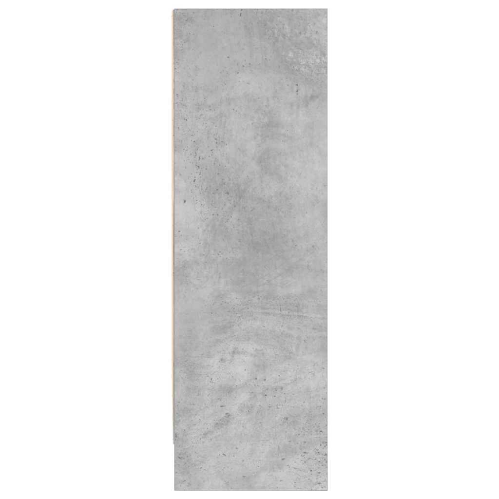 Bookshelf Concrete Grey 80 x 24 x 75 cm Engineered Wood