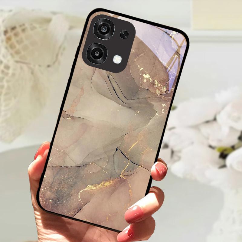 Для Oppo A6 A 6 Pro F31 5G CPH2781 Чехол Модная Расписная Крышка из Закаленного Стекла Для Телефона OPPO A6Pro Fundas Защитный Чехол Coque