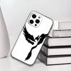 Роскошный черно-белый чехол-лебедь для iPhone 17, 16, 15, 14, 13, 12, 11 Plus, Pro, Другие, Мягкая черная крышка