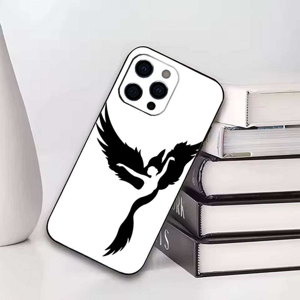Роскошный черно-белый чехол-лебедь для iPhone 17, 16, 15, 14, 13, 12, 11 Plus, Pro, Другие, Мягкая черная крышка