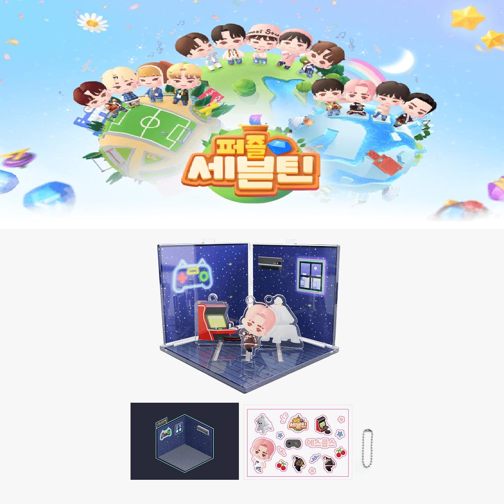 Предварительный заказ пазла SEVENTEEN акриловая диорама и набор наклеек для стилизации и POB