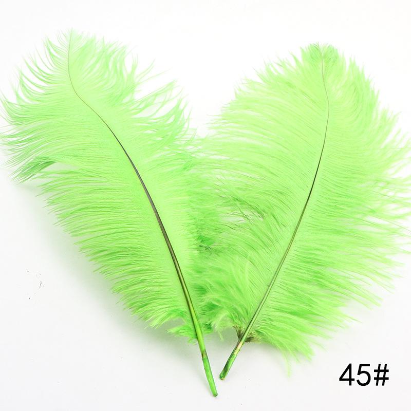 Высококачественные перья страуса 35-40 см разноцветные декоративные перья, перья для сценического оформления и цветочных композиций