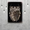 Testament Classic Poster Rusty Metal Plaque Retro Decorative Plate Bar Man Cave Garage Club Metal Sign Wall Decoration