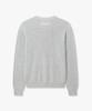 MAN ON THE BOON Linen Blend Crewneck Knit Pullover_Light Gray 4716113009
