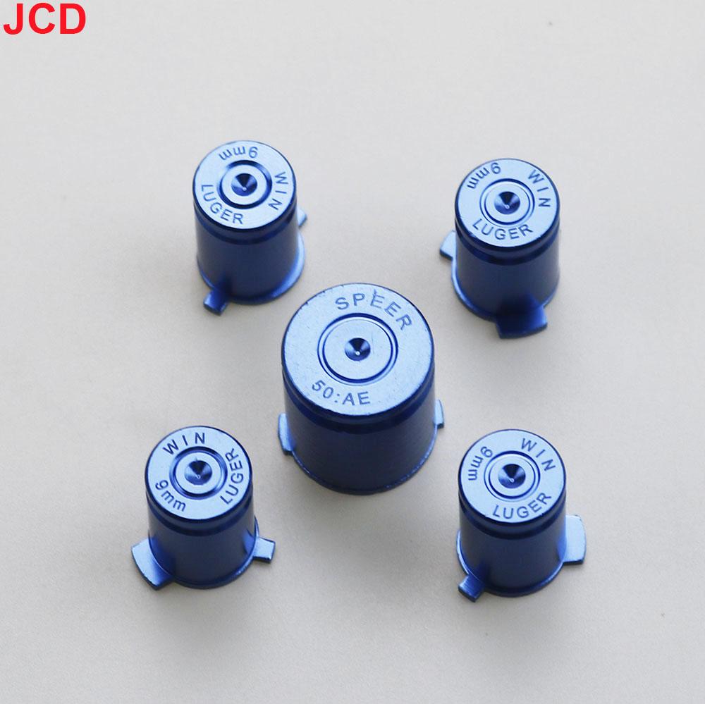 JCD 1Set For Xbox 360 Controller Buttons Aluminium Alloy Metal ABXY Bullet Button Cap Gamepad Replacement Accessories