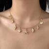 1pc Bohemian Style Random Starfish, Shell, Turtle Pendant Necklace, Suitable for Beach Vacation, Travel, Party, Dinner Wear