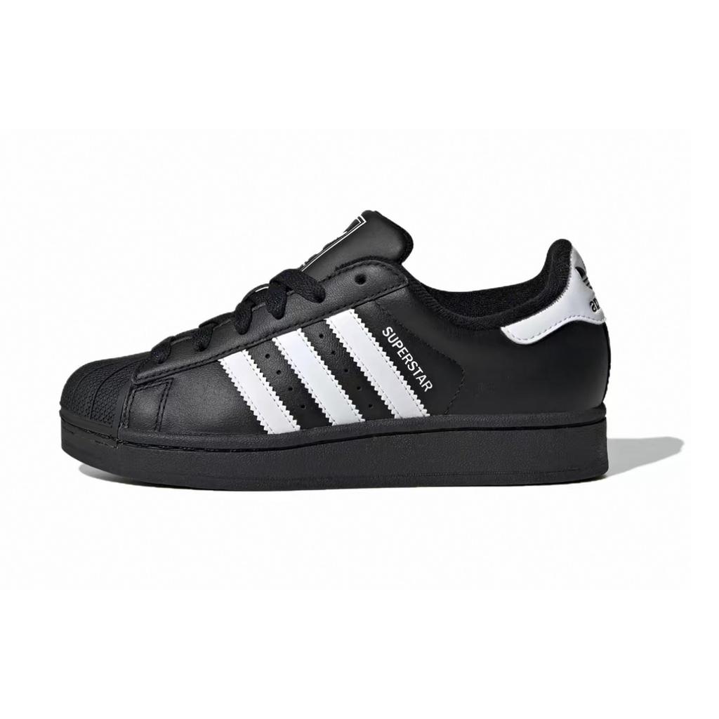 adidas Originals Superstar 2 Низкие Скейтбордические Кроссовки Унисекс Черный Золотой JI0079(Команда1385-)