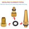 Gold Valve Adapter Plastic Bike Valve Set High Quality Bicycle Pump  Bicycle