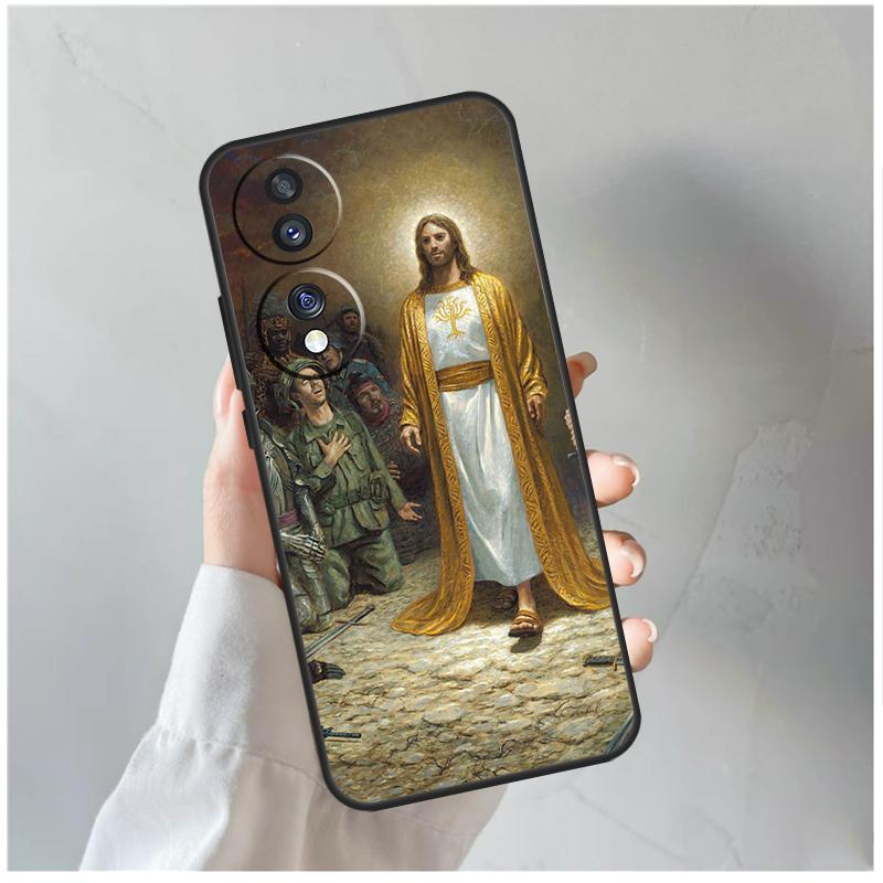 Чехол с изображением Бога Иисуса для Honor Magic 6 Pro 50 70 90 Lite Magic 5 Pro X7 X8 X9 X6a X7a X8a X9a X8b X9b