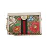 [Pre-Owned] Ophidia Floral Print Logo Stripe Web Chain Shoulder Bag Small - Good #THEGR5