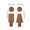 Bathroom Decoration Premium Bathroom Sign Solid Wood Men'S And Women'S Toilet Sign Home Bathroom Decor