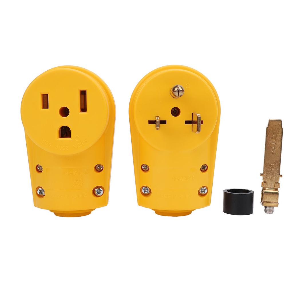 Вилка 650P, розетка 650R, 50 А, 3 штыря, 12500 Вт, NEMA, универсальный сварочный комплект, легкое отключение