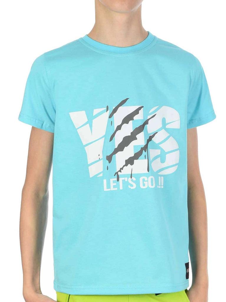 Футболка для мальчика с надписью YES