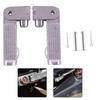 Aluminum Zinc Zinc Alloy Motorcycle Foot Pegs Non Slip E Bike Foot Rests  Replacement Parts