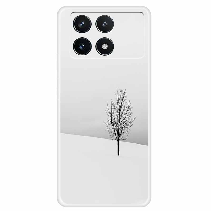 Clear Cover For Xiaomi Poco F6 Pro Case 2024 Paint Soft Silicone TPU Back Cases For Xiaomi Poco F6 Pro 5G Phone Cover Capa Coque