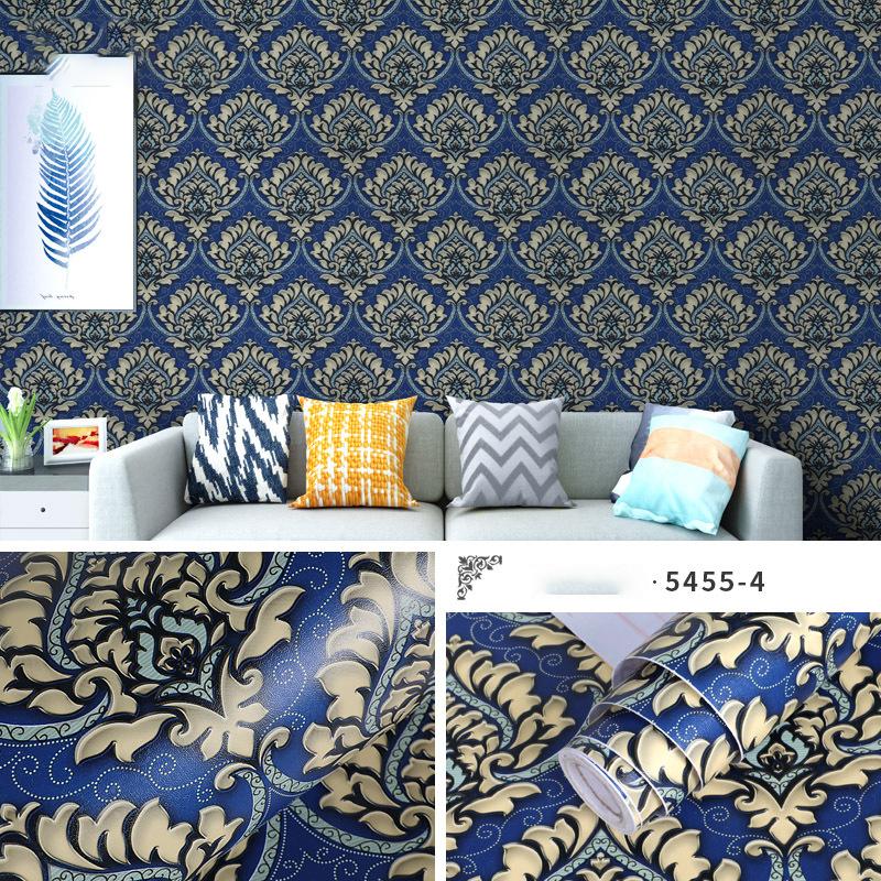 Утолщенные самоклеящиеся обои из ПВХ, водостойкие пасторальные обои для спальни, гостиной, настенная паста