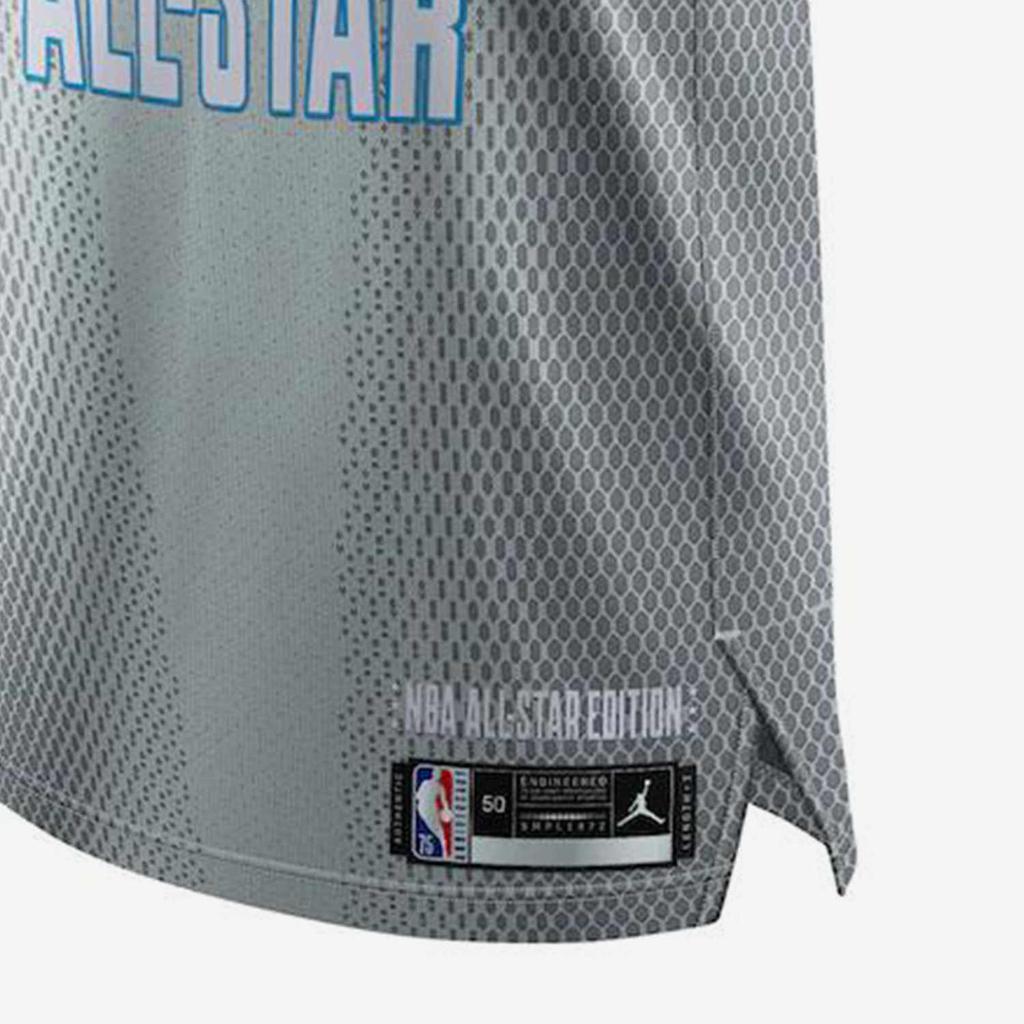 Jordan Баскетбольная майка NBA Retro для Матча всех звезд 2022 года — Джеймс Нет. 6 Мужские топы Серые DH8030-015