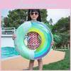 В наличии Корейский стиль Блестящий Радужный Облако Плавательный круг для взрослых Легкий и Портативный