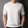 Summer Short-sleeved Loose Casual Men's High-end Bottoming Shirt Top Solid Color T-shirt Clothes