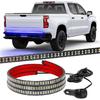 XRIDONSEN 48 Inch Truck Tailgate Strobe Lights Strip Rear Window Lights 288 LED Tail Emergency Light Bar Amber White Flashing Warning Hazard Safety