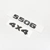 Glossy Black Letters 550G 4X4 850 550 D35 B40 D6S B63 Emblem for Mercedes Benz Brabus G Car Fender Trunk Rear W464 Logo Sticker