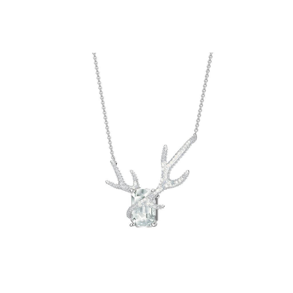 Swarovski Polar Bestiary Necklaces Womens Silvery White
