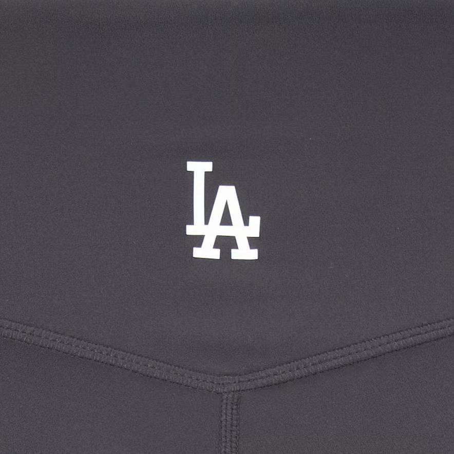 New MLB Basic Luxle Leisure Los Angeles Dodgers Leggings Women's Charcoal Gray 3FLGBA244-07CGS