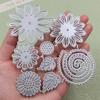 3D цветок лист подсолнечника дизайн стиль металлический трафарет для резки DIY скрапбукинг альбом фото тиснение бумажная карта ремесленный декор