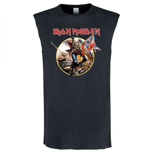 Amplified Мужская майка без рукавов Trooper Iron Maiden