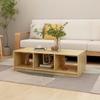 VidaXL Coffee Table 110x50x34 Cm Solid Pine Wood 809912