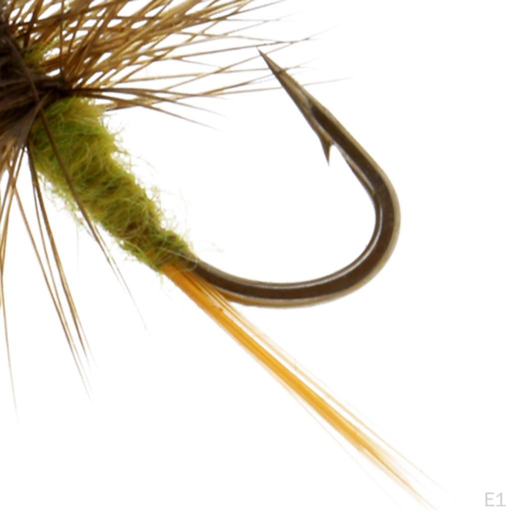 Мушка для ловли карпа и крупной рыбы, ручной вязки, с крючком из высокоуглеродистой стали, 3 модели