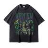 Anime Hunter x Hunter Kurapika Print Tshirt Men Women Clothing Cotton Short Sleeve Tees Harajuku Washed Oversized TShirt