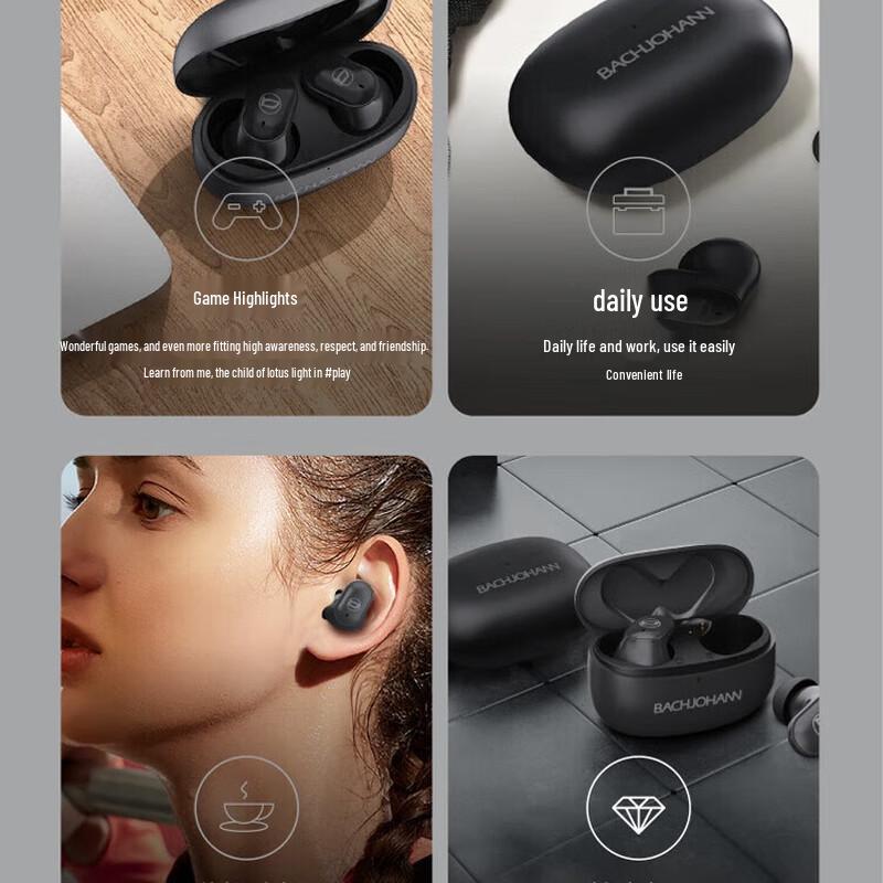 Bach John T40 Wireless Bluetooth In-Ear Earbuds