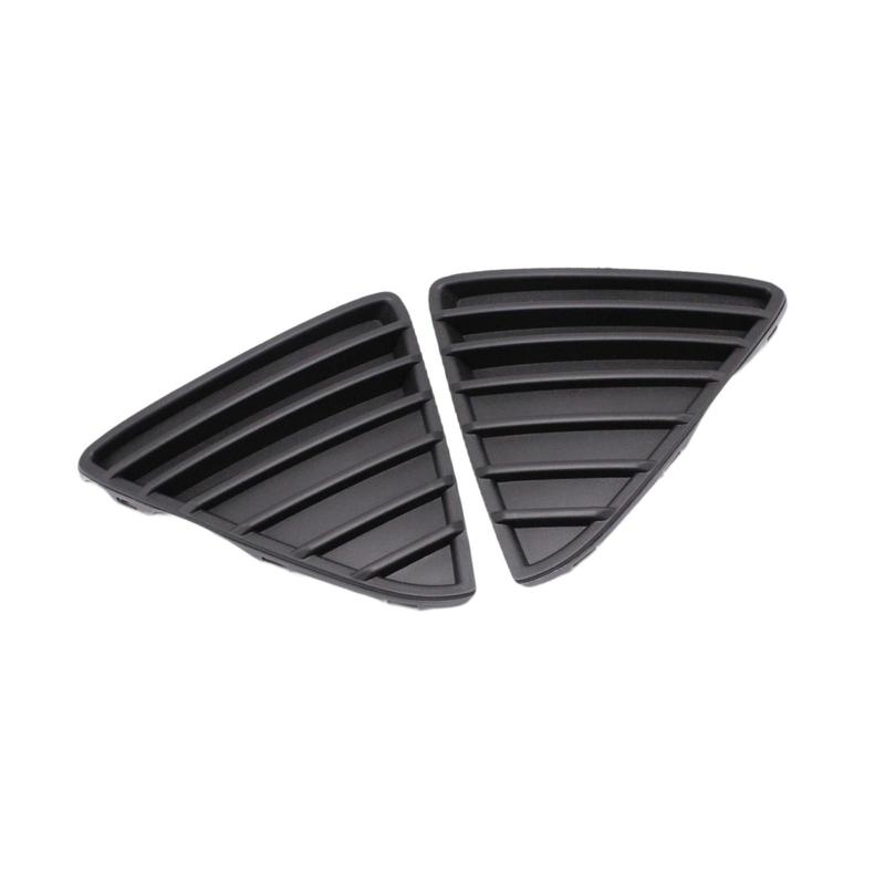 2x Grille Moulding Compatible Accessories 1718736 Triangle for Ford Focus MK3 2011 to 2015 Easy Installation Repair Parts