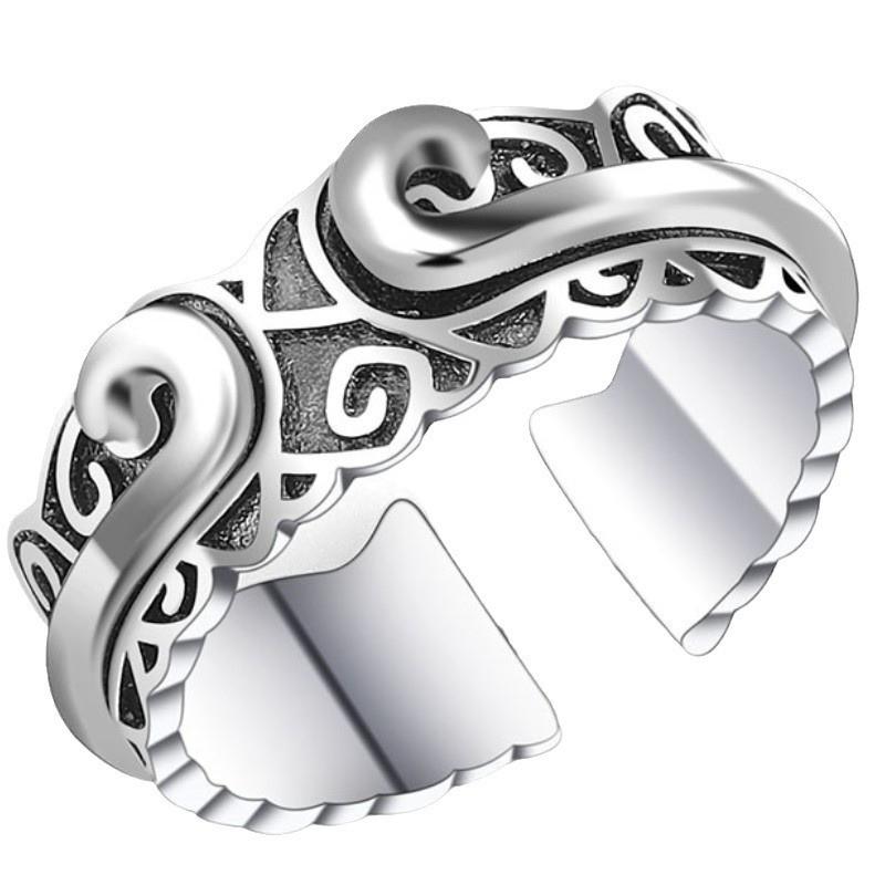 Adjustable Sterling Ring Inspired By Journey To West Monkey King Gold Band Retro Unisex Fashion Jewelry