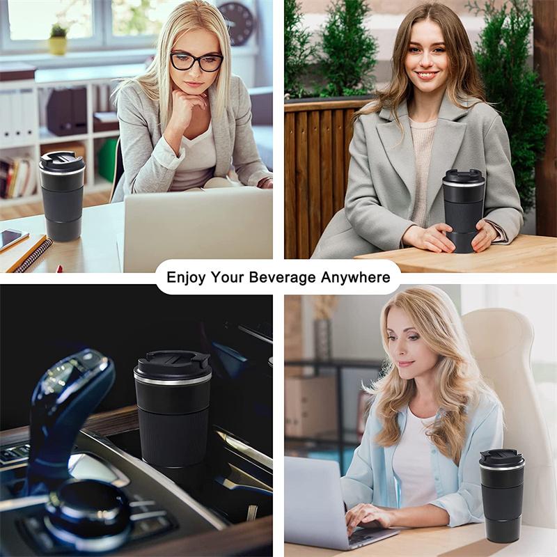 Кружка-термос из нержавеющей стали 350 мл, герметичная, термос для кофе, вакуумная чашка, дорожная, термос, изолированная чашка, бутылка для воды
