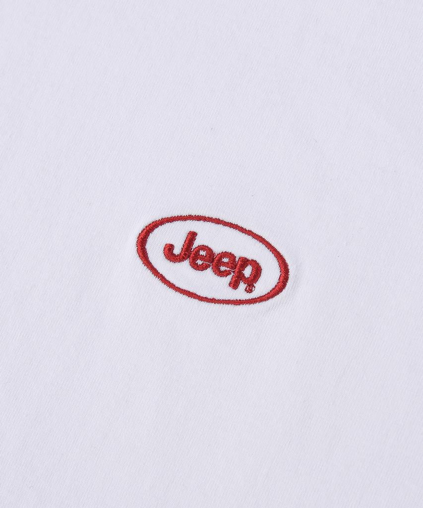 Женская укороченная футболка JEEP с круглым логотипом (Jr5Tsf503Wh)